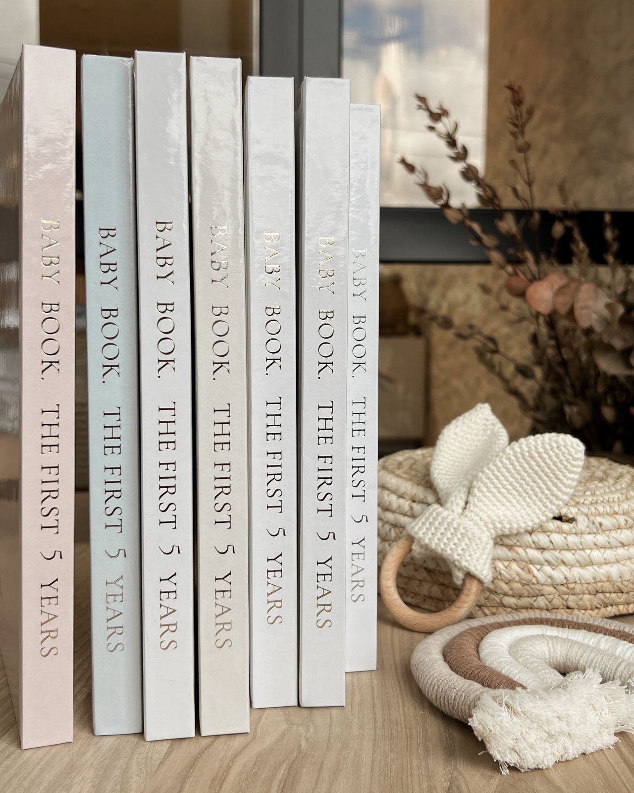 Baby memory books - handcrafted photo albums for first year
