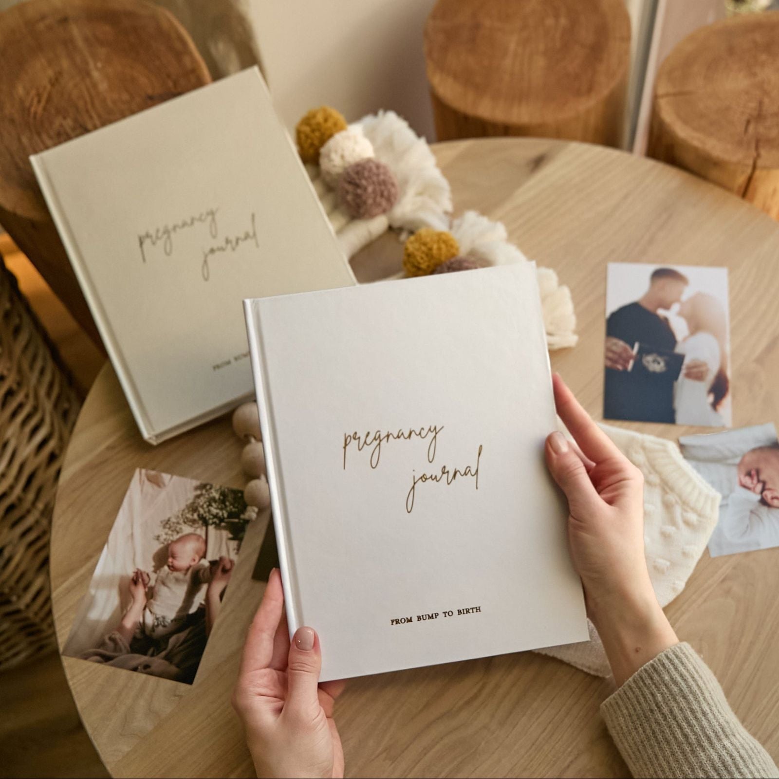 Pregnancy collection - journals, announcement boxes, prayer cards