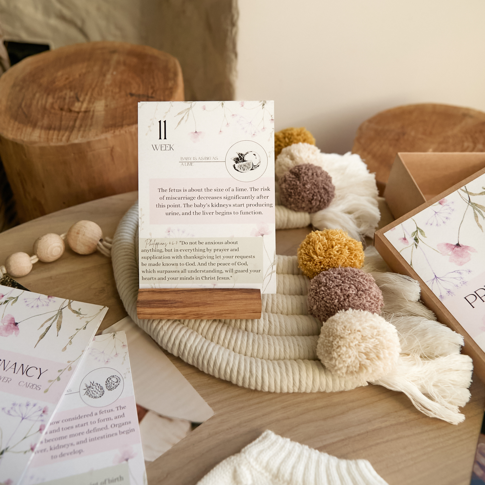 Pregnancy prayer cards
