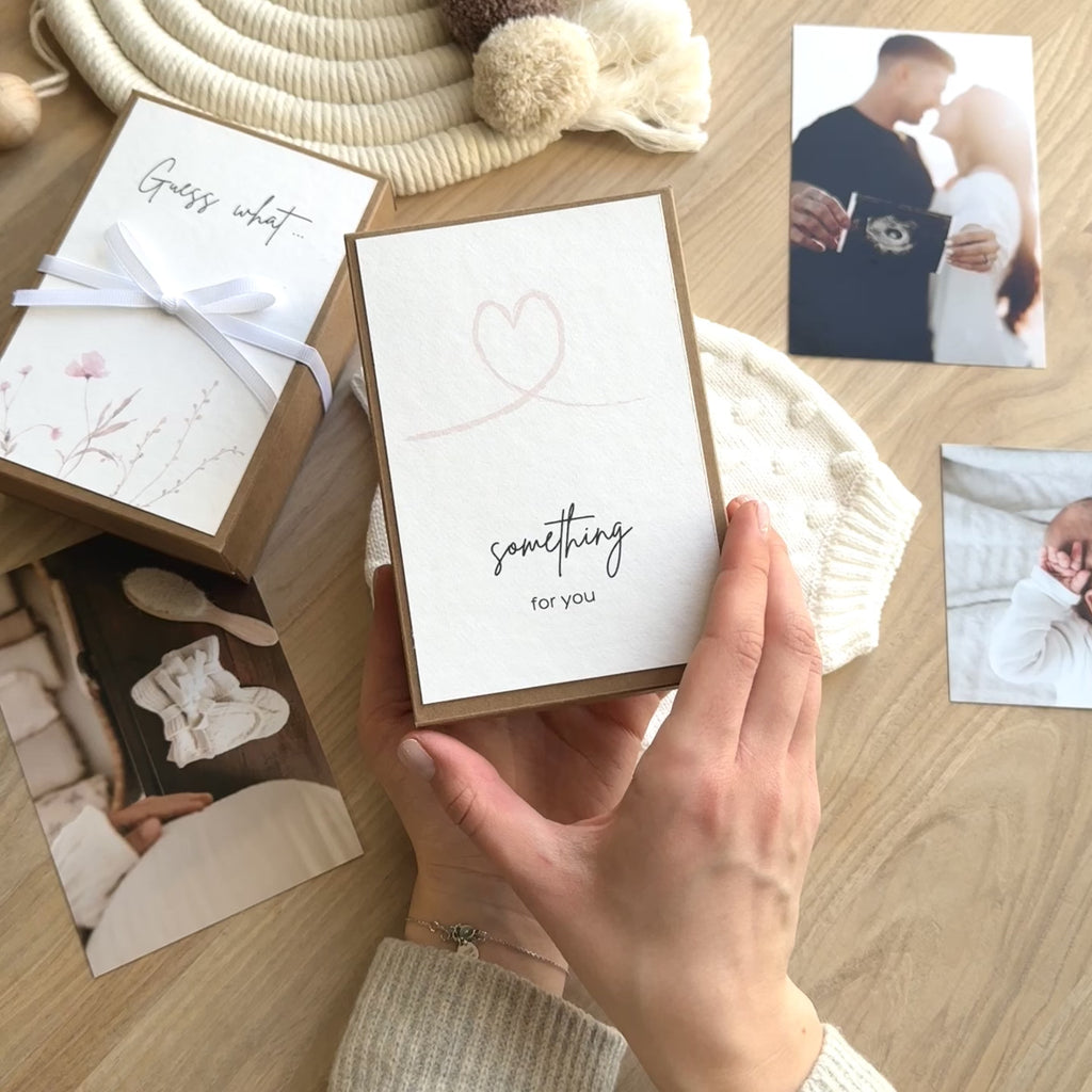 Schwangerschafts-Verkündungsbox — Überraschungsgeschenk